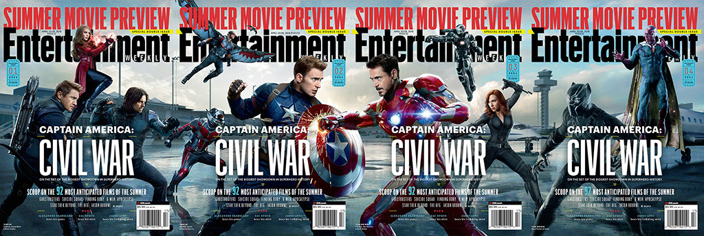 Captain America: Civil War, Entertainment Weekly Captain America: Civil War, Entertainment Weekly